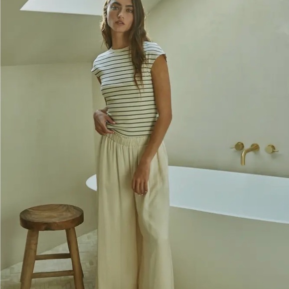 Striped Open-Back Top - Picture 2 of 2